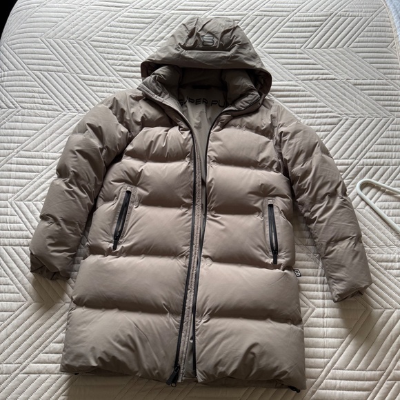 Super Puff Mid Length Rainstop Coat - Picture 4 of 4